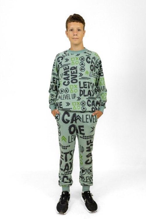 Спортивний костюм «Game» для хлопців м’ятний